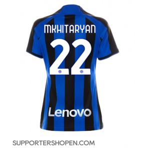 Inter Milan Henrikh Mkhitaryan #22 Hemma Matchtröja Dam 2022-23 Kortärmad